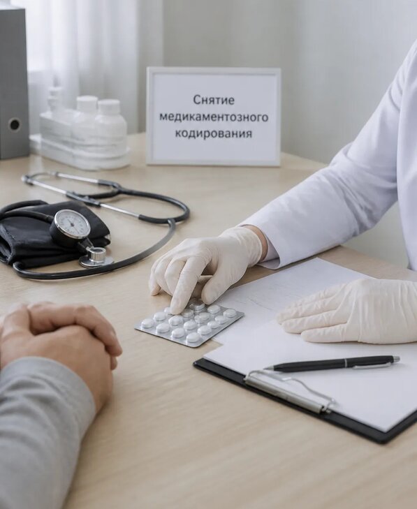 Снятие медикаментозного кодирования в Шарыпове от 5053 р. | Медзона